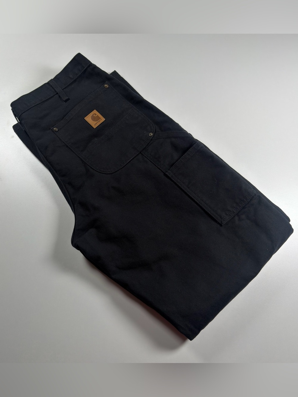 Carhartt Men's Carpenter Style Duck Double-Front/Double-Knee Utility Dungarees